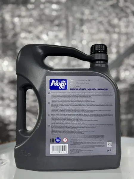 Изображение товара Моторное масло Nord Oil Specific Line 5W40 Mercedes / NRSL041 (5л)