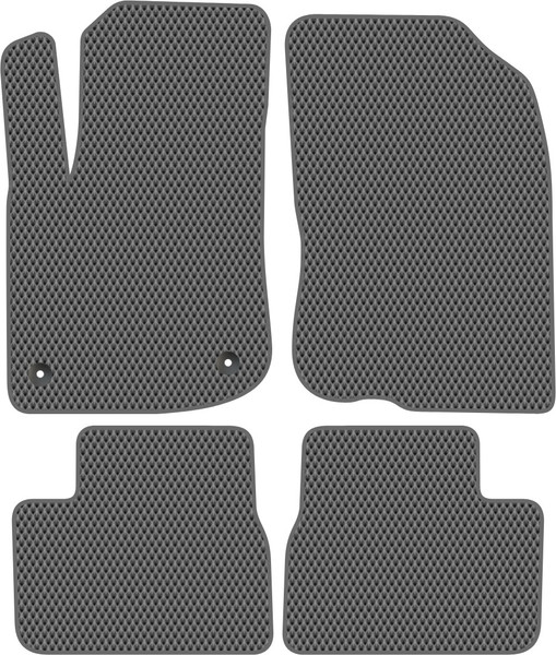 Изображение товара Комплект ковриков для авто Alicosta 2447_2-сер для Peugeot 2008 SUV 2014-2019 (EVA ромб, серый)