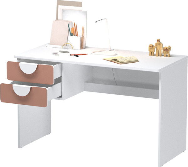 Изображение товара Письменный стол Mebelain Пикси 120х57х75 (мечтательный розовый)