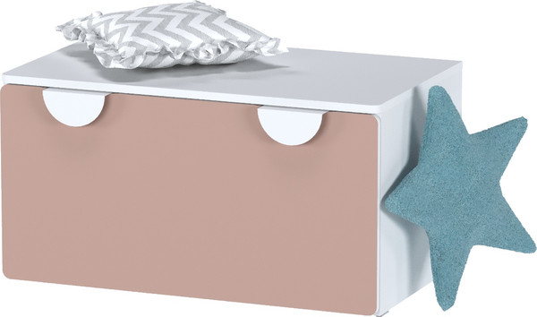 Изображение товара Модуль с ящиком Mebelain Выкатной Пикси 90х48х46 (мечтательный розовый)