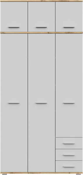 Изображение товара Антресоль НК Мебель Fun 3Д / 13313776 (дуб вотан/белый)