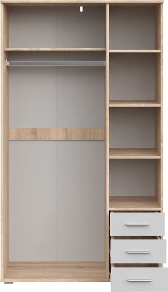 Изображение товара Антресоль НК Мебель Fun 3Д / 13313777 (дуб сонома/белый)