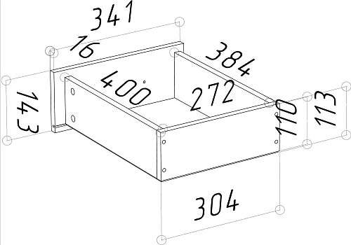 Изображение товара Шкаф НК Мебель Fun ШК-3Д / 13313767 (дуб вотан/белый)