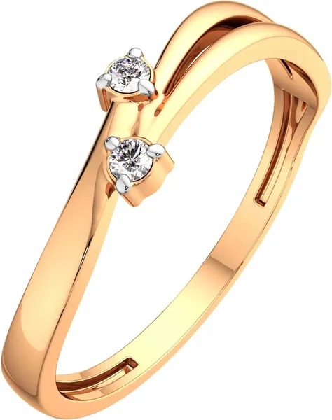 Изображение товара Кольцо из розового золота ZORKA 210932.9K.R.ZZ (р.16.5, с фианитами)