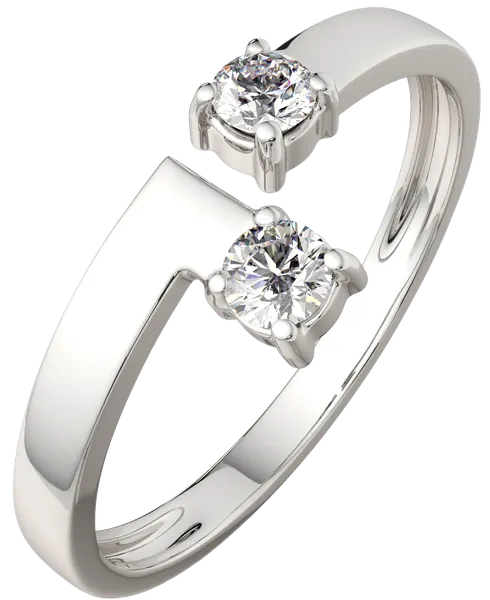 Изображение товара Кольцо из серебра ZORKA 0210445.ZZ (р.16.5, с фианитами)