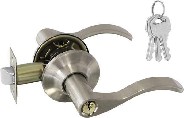 Изображение товара Ручка дверная Нора-М Isparus НН-01 (матовый никель)