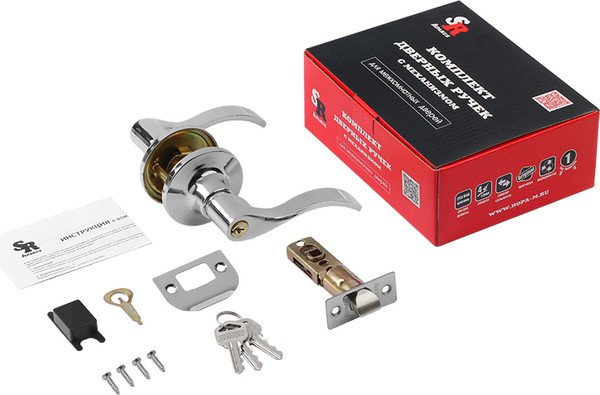 Изображение товара Ручка дверная Нора-М Isparus НН-01 (хром)