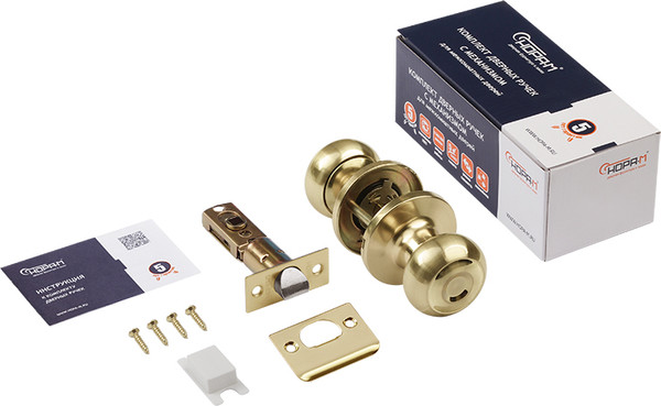 Изображение товара Ручка дверная Нора-М Н-05 (матовое золото)