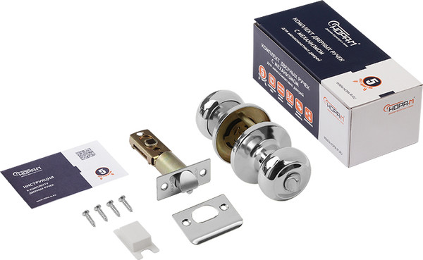 Изображение товара Ручка дверная Нора-М Н-03 (хром)