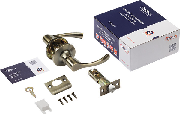 Изображение товара Ручка дверная Нора-М ТТ1-05 (старая бронза)