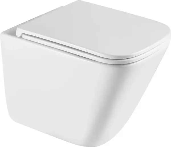 Изображение товара Унитаз подвесной с инсталляцией Abber Rechteck AC1219TC-AC0105-AC0120MW (с кнопкой смыва)