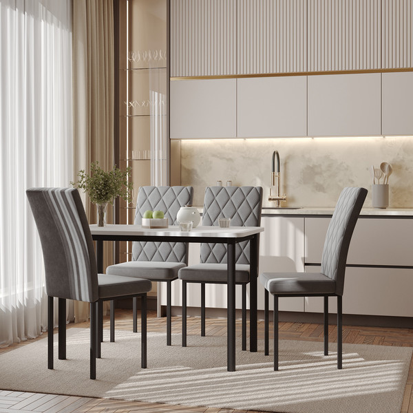 Изображение товара Стул Mio Tesoro Bellagio (серый/черный)