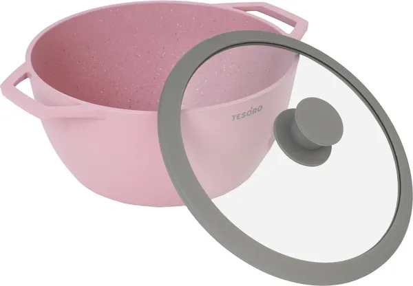Изображение товара Кастрюля Tesoro Florence Induction Total Pink TF6640tpi