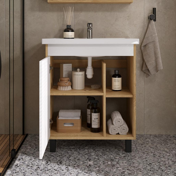 Изображение товара Тумба с умывальником Volna Osmond 70 + Фостер 70