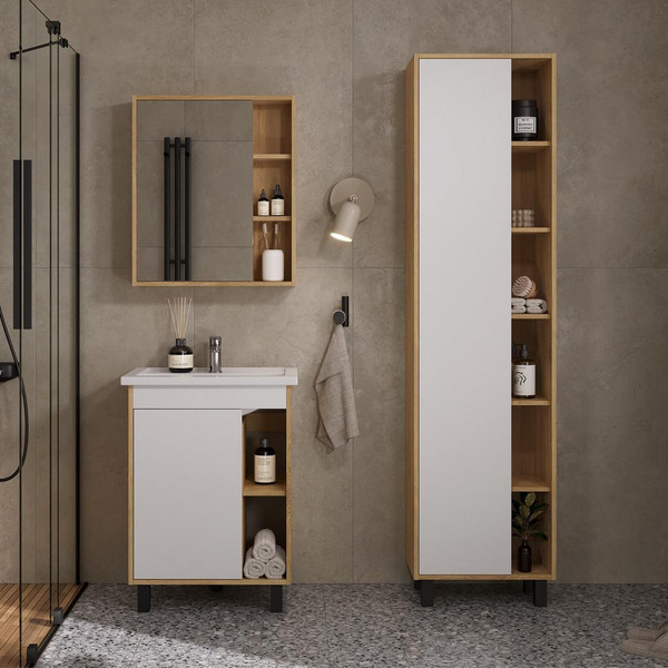 Изображение товара Тумба с умывальником Volna Osmond 60 + Фостер 60