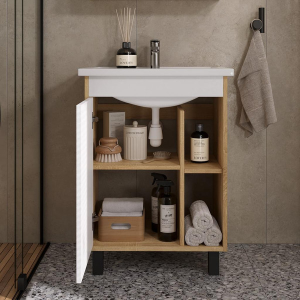 Изображение товара Тумба с умывальником Volna Osmond 60 + Фостер 60