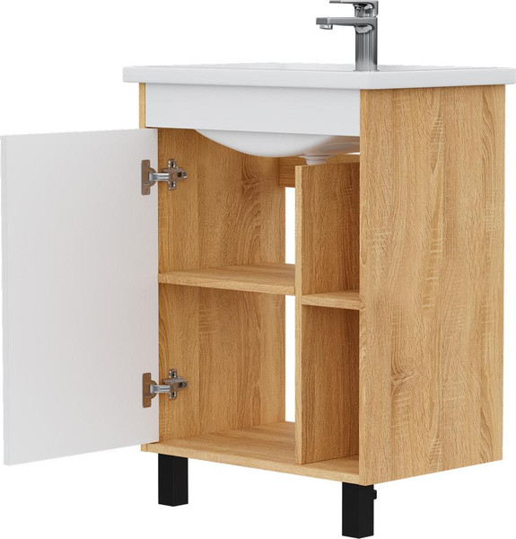 Изображение товара Тумба с умывальником Volna Osmond 60 + Фостер 60