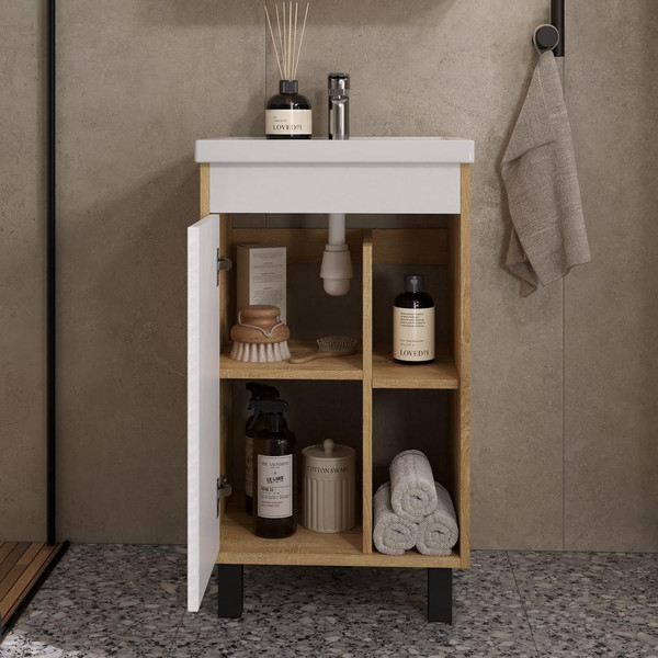 Изображение товара Тумба с умывальником Volna Osmond 50 + Фостер 50