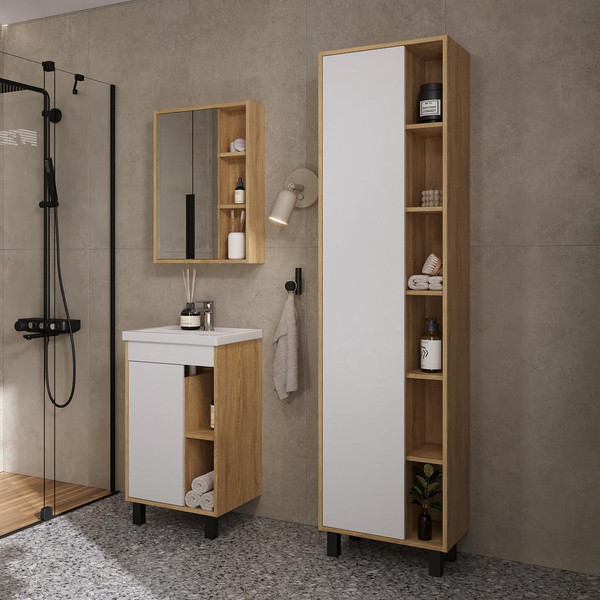 Изображение товара Тумба с умывальником Volna Osmond 50 + Фостер 50