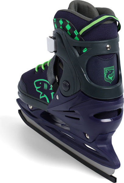 Изображение товара Коньки раздвижные Black Aqua 10964179 (р.35-38, синий/зеленый)