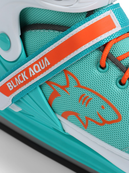 Изображение товара Коньки раздвижные Black Aqua 10964185 (р.39-42, мятный/оранжевый)