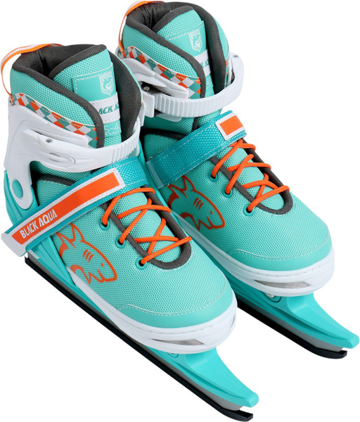 Изображение товара Коньки раздвижные Black Aqua 10964185 (р.39-42, мятный/оранжевый)