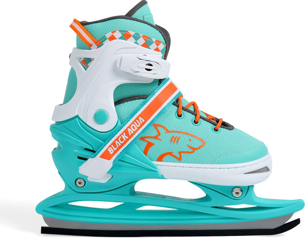 Изображение товара Коньки раздвижные Black Aqua 10964183 (р.31-34, мятный/оранжевый)