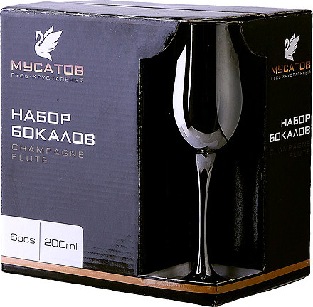 Изображение товара Набор бокалов Mayer&Boch Сияющий графит / GR160-06