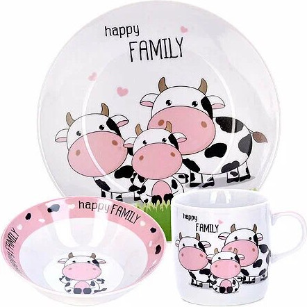 Изображение товара Набор столовой посуды Loraine Коровки / 29942