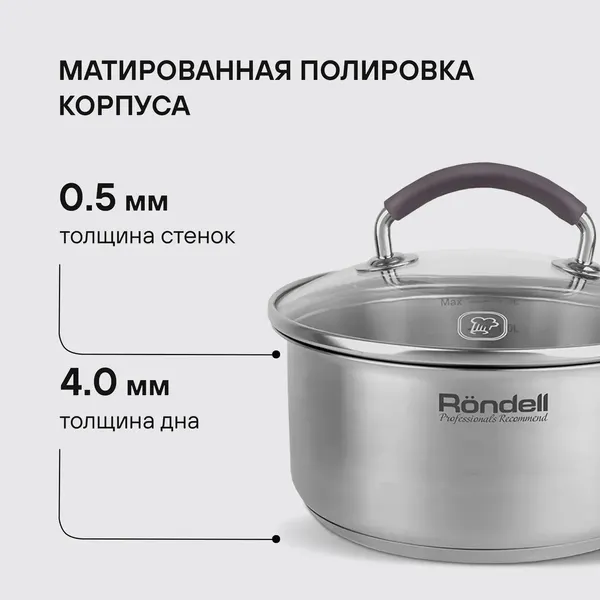 Изображение товара Ковш Rondell Akzent RDS-1386