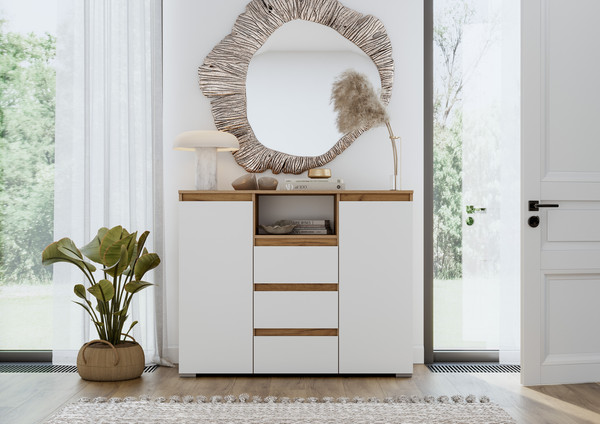 Изображение товара Тумба Тащи в дом Люмо КМ 01 (дуб крафт золото/белый)