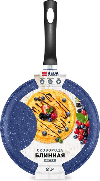 Изображение товара Блинная сковорода Нева Металл Посуда 6224bl (синий)