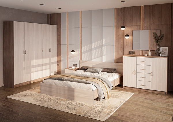 Изображение товара Шкаф Тащи в дом Брио ШК 554 (ясень-шимо/светлый/темный)