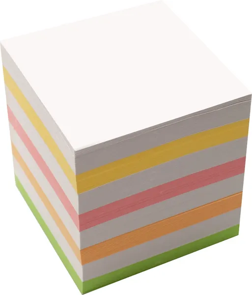 Изображение товара Блок для записей Silwerhof Daily Стандарт 90x90x90мм 80г/м2 (5цв, в подставке)