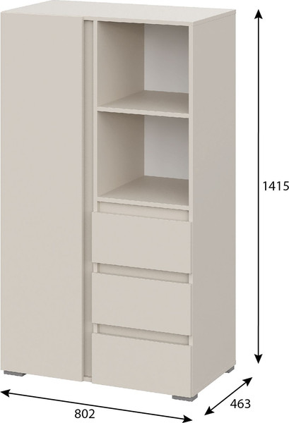 Изображение товара Шкаф Тащи в дом Люмо ШК 03 (кашемир)