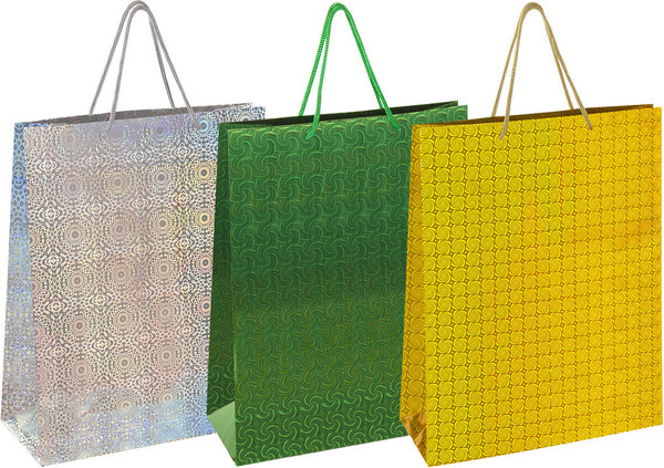 Изображение товара Набор пакетов подарочных Золотая сказка 609737 (3шт)