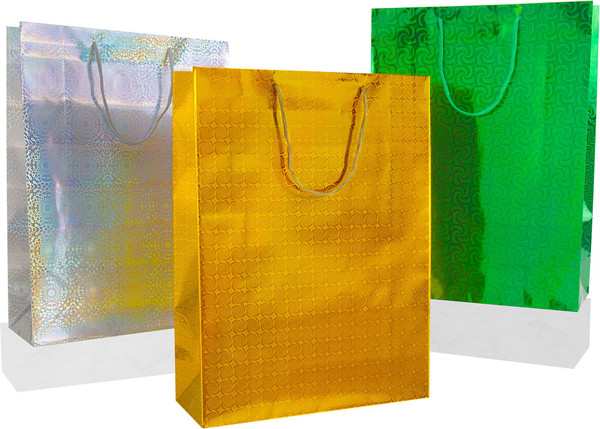 Изображение товара Набор пакетов подарочных Золотая сказка 609737 (3шт)