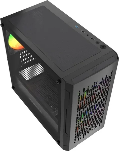 Изображение товара Корпус для компьютера Powercase Mistral Micro D3B ARGB V2 Tempered Glass / CMMDB-A3-V2
