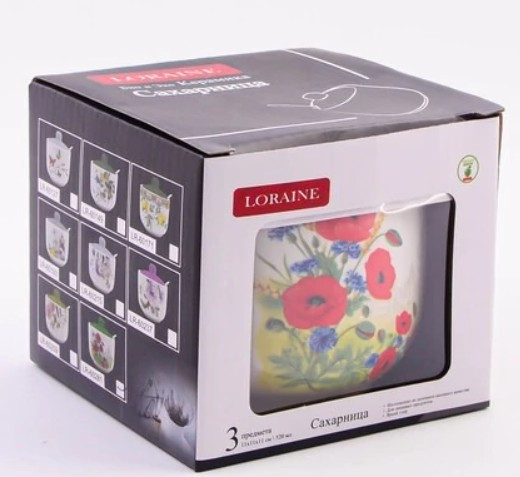 Изображение товара Сахарница Loraine Цветущие Маки / 60281