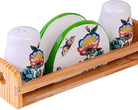 Изображение товара Набор для специй столовый Loraine Летний букет / 30797