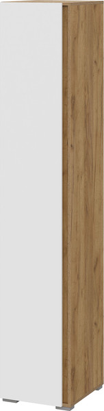 Изображение товара Шкаф-пенал Тащи в дом Люмо закрытый ПН 01 (дуб крафт золото/белый)