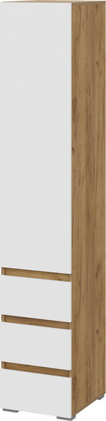 Изображение товара Шкаф-пенал Тащи в дом Люмо с ящиками ПН 03 (дуб крафт золото/белый)