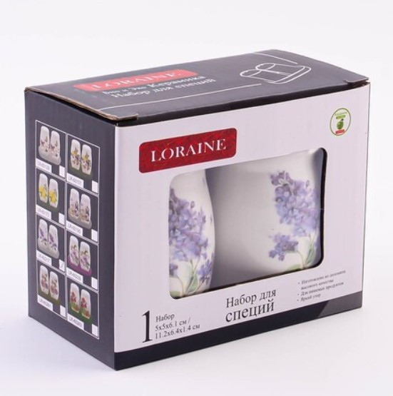Изображение товара Набор для специй столовый Loraine Букет фантазий / 60217