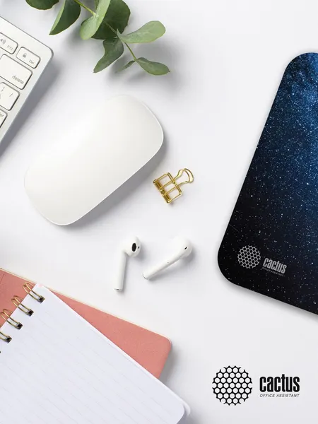 Изображение товара Коврик для мыши Cactus Milky Way CS-MPC-P02M (рисунок)