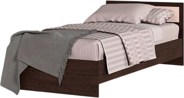 Изображение товара Односпальная кровать Тащи в дом Гармония КР603 90х200 (венге/дуб белфорд)