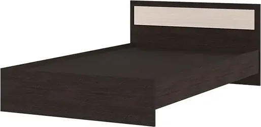 Изображение товара Двуспальная кровать Тащи в дом Гармония КР604 160х200 (венге/дуб белфорд)