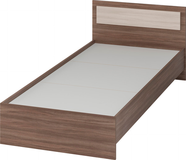 Изображение товара Односпальная кровать Тащи в дом Гармония КР603 90х200 (ясень-шимо/светлый/темный)