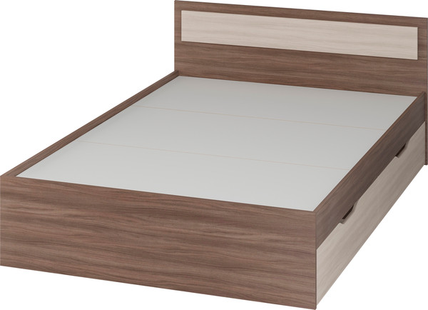 Изображение товара Полуторная кровать Тащи в дом Гармония КР605 140х200 (ясень-шимо/светлый/темный)