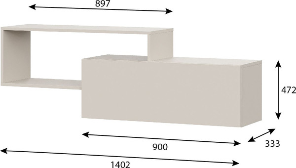 Изображение товара Полка Тащи в дом Люмо ПЛ 01 (кашемир)