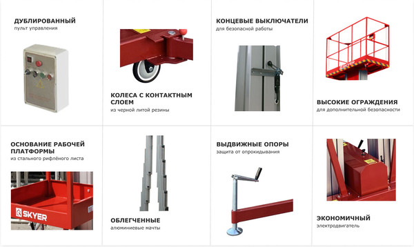 Изображение товара Подъемник телескопический Skyer GTWY12-200 AC